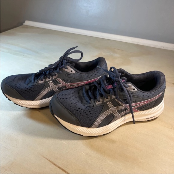 ASICS Gray and Pink woman’s sneakers sz 7.5 Ortholite - Picture 2 of 6